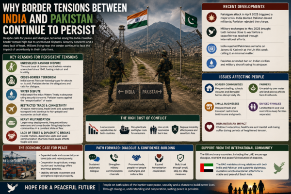 Why Border Tensions Between India and Pakistan Continue to Persist