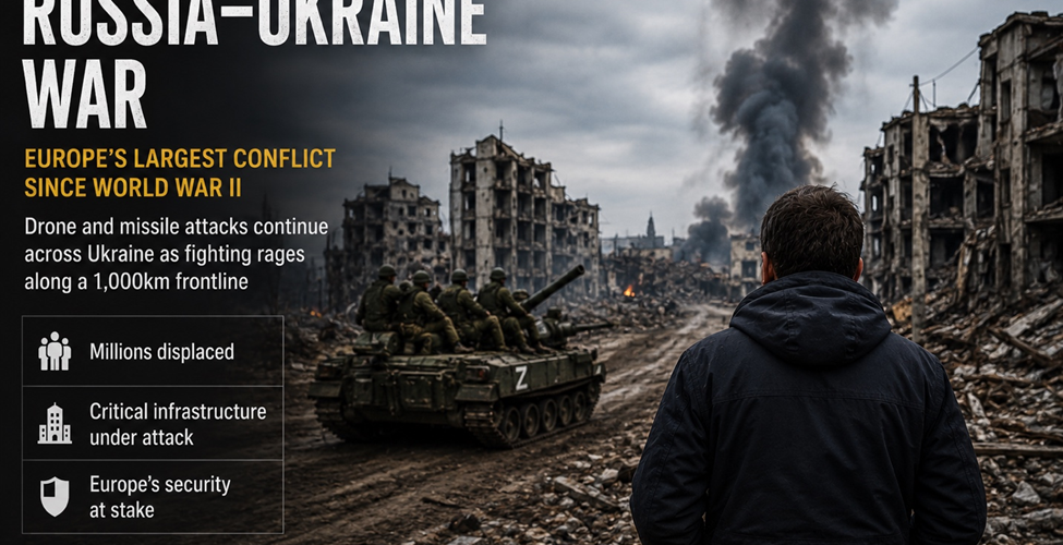 Russia’s War of Aggression Against Ukraine Grinds On as Attacks Intensify