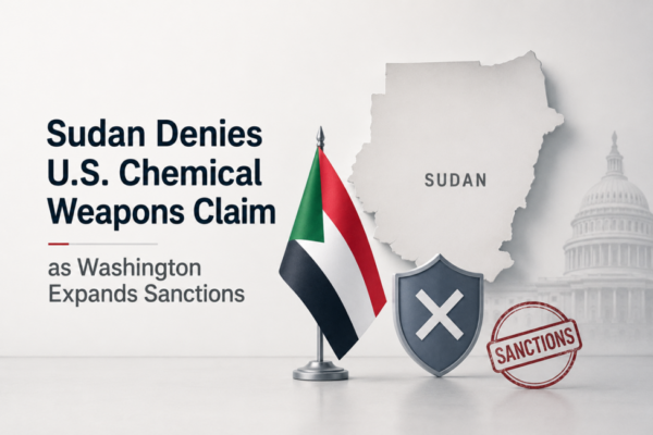 Sudan Denies U.S. Chemical Weapons Claim as Washington Expands Sanctions