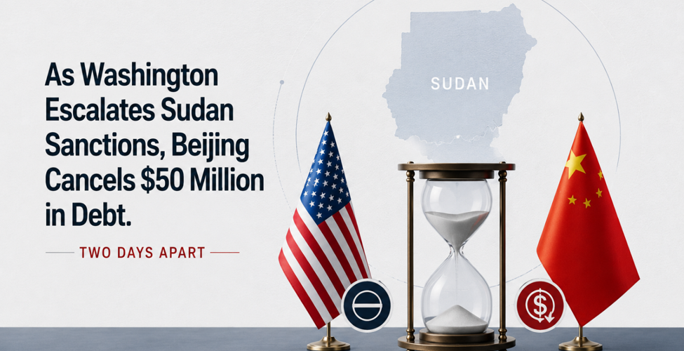 As Washington Escalates Sudan Sanctions, Beijing Cancels $50 Million in Debt. Two Days Apart.