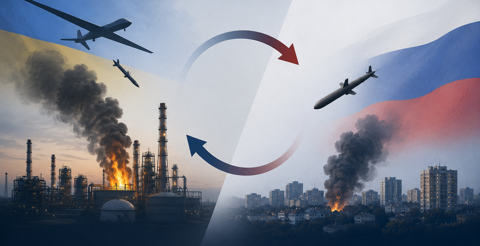 Ukraine Hits Russian Oil Refineries. Russia Answers by Striking Ukrainian Cities