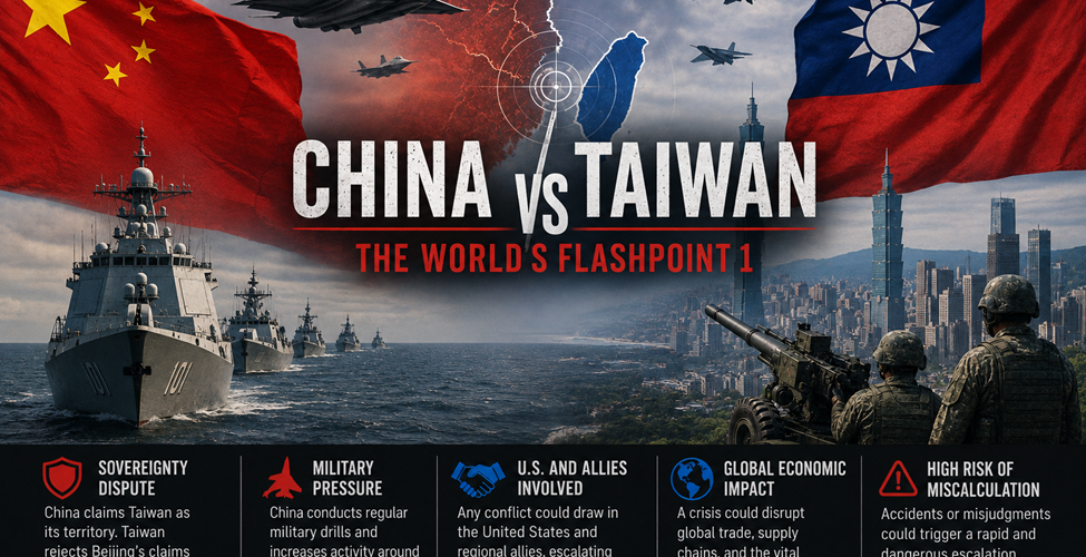 China and Taiwan Tensions Remain Asia’s Most Dangerous Flashpoint
